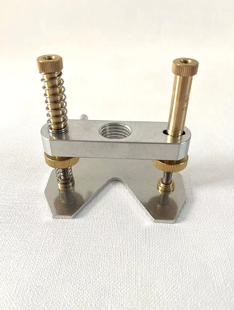 Precision router base for Dremel with adjustable micro depth control