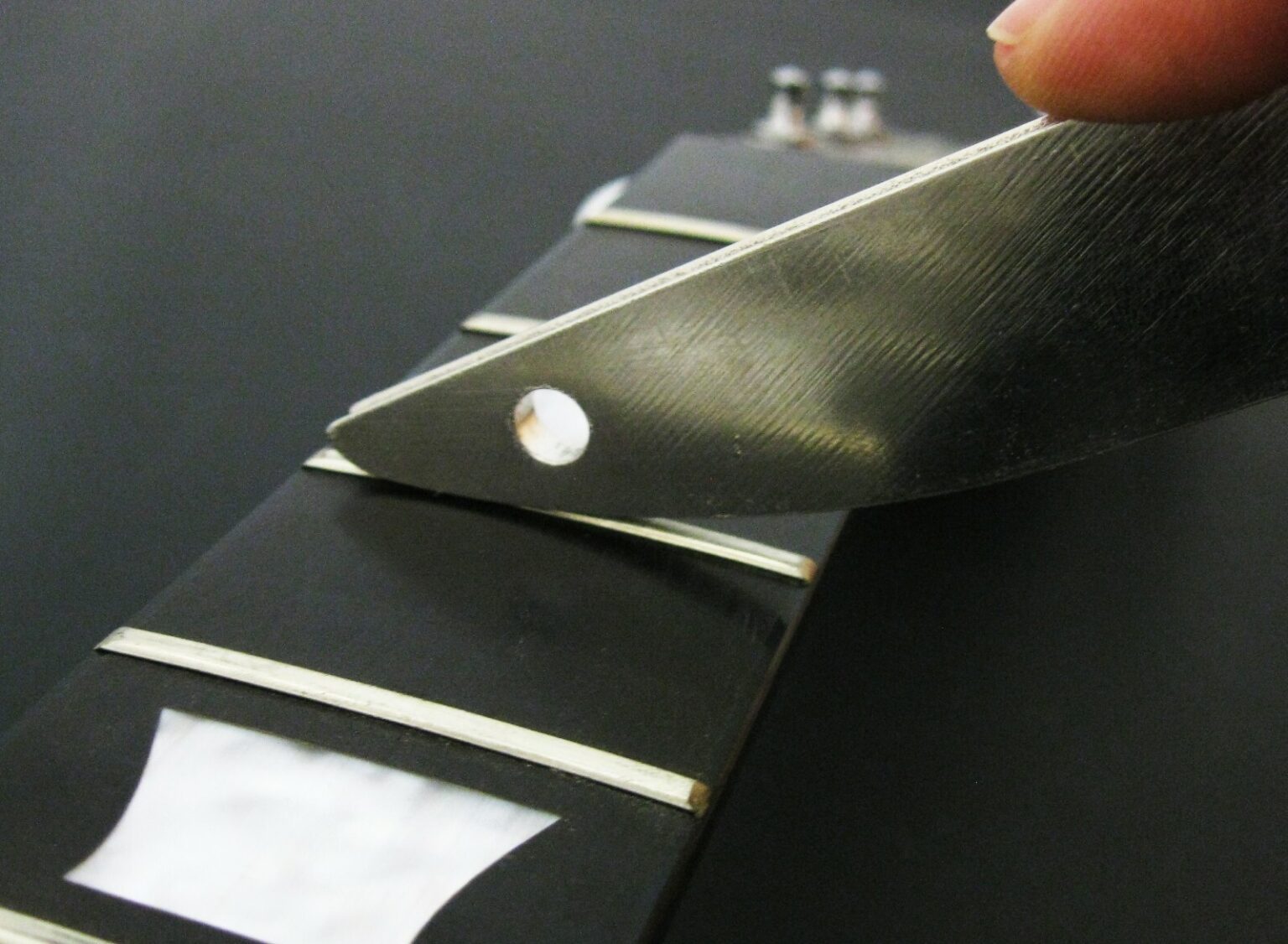 Diamond Offset Crowning Fret File Dual Width 150 Grit